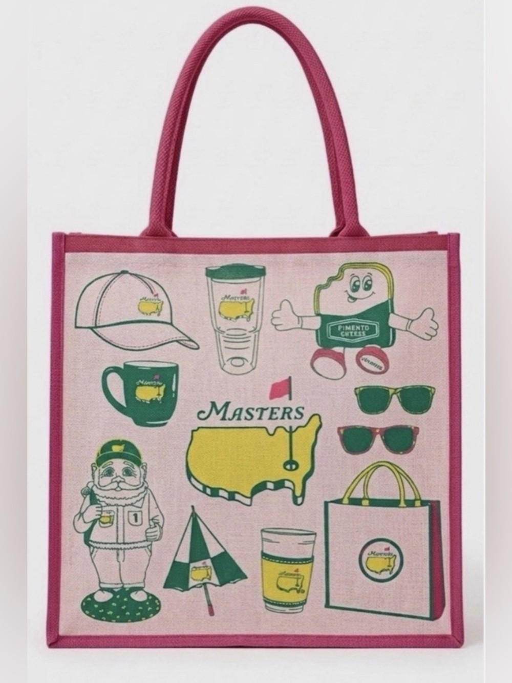 2026 Masters Pink Tote Bag